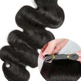 Elesis Virgin Hair Long Tape Hair Weft Bodywave Virgin remy tape in extensions