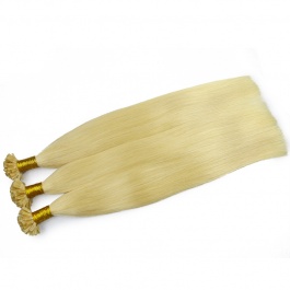 Elesis 613 Blonde Raw hair Double Drawn straight U-tip hair extensions  100grams