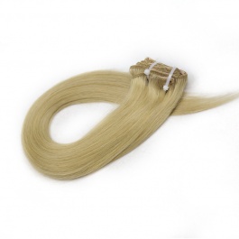 Elesis Virgin hair raw hair color #18 clip in Straight  extensions 120grams full 8pcs/set