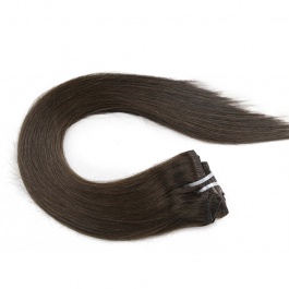 Elesis Virgin hair raw hair color #2 clip in Straight extensions 120grams full 8pcs/set