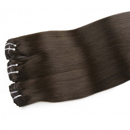 Elesis Virgin hair raw hair color #2 clip in Straight extensions 120grams full 8pcs/set