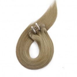 Elesis Virgin hair raw hair color #8 clip in Straight  extensions 120grams full 8pcs/set