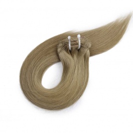 Elesis Virgin hair raw hair color #8 clip in Straight  extensions 120grams full 8pcs/set