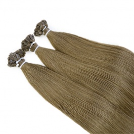 Elesis Virgin Hair Straight Flat tips Raw hair extensions k-tips brown hair color #6 100grams