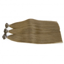 Elesis Virgin Hair Straight Flat tips Raw hair extensions k-tips brown hair color #6 100grams