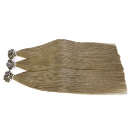 Elesis Virgin Hair Straight Flat tips Raw hair extensions k-tips brown hair color #8 100grams