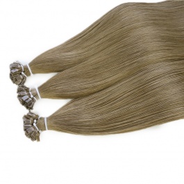 Elesis Virgin Hair Straight Flat tips Raw hair extensions k-tips brown hair color #8 100grams