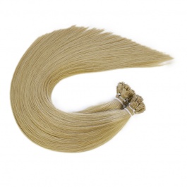 Elesis Virgin Hair Straight Flat tips Raw hair extensions k-tips brown hair color #18 100grams