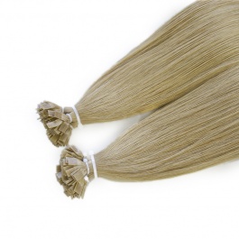Elesis Virgin Hair Straight Flat tips Raw hair extensions k-tips brown hair color #18 100grams