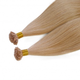 Elesis Virgin Hair Straight Flat tips Raw hair extensions k-tips brown hair color #27 100grams