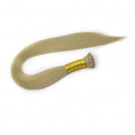 Elesis Virgin Hair double drawn raw hair I-tip straight hair color #18 hairextensions 100grams