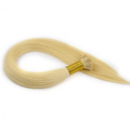 Elesis Virgin Hair double drawn raw hair I-tip straight hair color #22 hairextensions 100grams