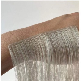 Eelsis Virgin Hair Invisible Tape in hair extensions  skin base seamless top grade Straight raw hair customize 100grams