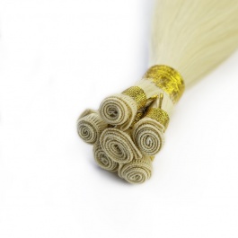 Elesis Virgin Hair Handtied weft virgin hair extensions Straight blonde color #613