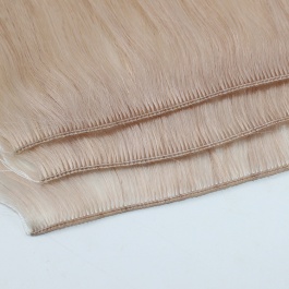 Elesis Virgin Hair Handtied weft virgin hair extensions Straight blonde color #613