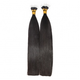 Elesis Virgin Hair Straight Elastic Nano Ftips hair extensions Virgin Remy Hair 100grams