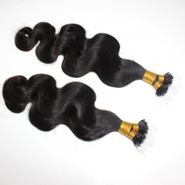 Elesis Virgin Hair Body Wave Elastic Nano Ftips hair extensions Virgin Remy Hair 100grams