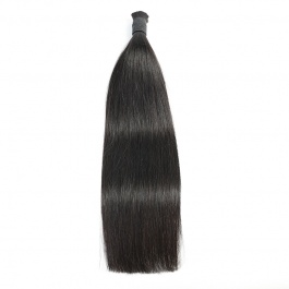Elesis Virgin hair bulk hair for fusions no bead extensions for braids straight Virgin Remy hair