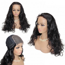 Elesis Virgin Hair Top raw grade hair customize wig 5x5 Closure wig natural color-TP5x5