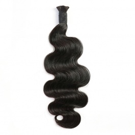 Elesis Virgin hair bulk hair for fusions no bead extensions for braids body wave Virgin Remy hair 