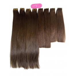 Eelsis Virgin Hair Invisible Tape in hair extensions  skin base seamless top grade Straight raw hair customize 100grams