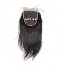 Top grade raw hair 6x6 free part Lace Straight closure