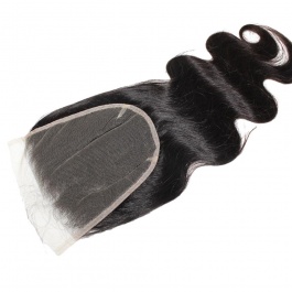 Top grade raw hair 6x6 free part Lace Body wave closure