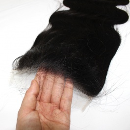 Top grade raw hair 6x6 free part Lace Body wave closure