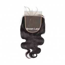 Top grade raw hair 6x6 free part Lace Body wave closure