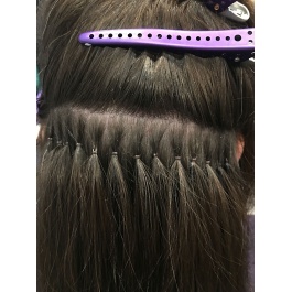 Elesis Virgin Hair Pre Bonded Nano Tip Nanoring Hair Extensions Straight Double Drawn Raw Hair