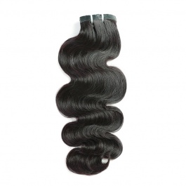 Elesis Virgin hair 7pcs/set 120grams PU clip in Hairextensions Body Wave Virgin Remy Human Hair