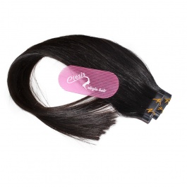 Elesis Virgin Hair Straight Raw Hair Long Tape Weft Hair extensions 100grams