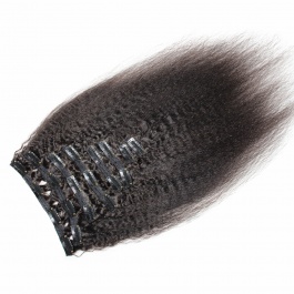 Elesis virgin hair Classic Lace Clipin 120grams 8pcs set top Raw Hair Extensions