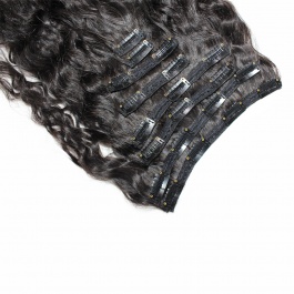 Elesis virgin hair Classic Lace Clipin 120grams 8pcs set top Raw Hair Extensions
