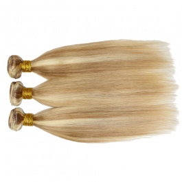 Elesis  highlight P10/24 3bundles straight  virgin remy hair balayage piano color   brazilian human hair