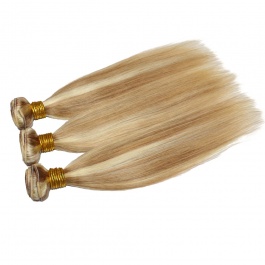 Elesis  highlight P10/24 3bundles straight  virgin remy hair balayage piano color   brazilian human hair