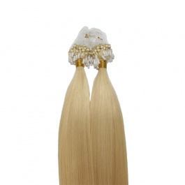 Elesis Virgin Hair Microlinks Extensions  613 Blonde Virgin Remy Straight Extensions 100grams
