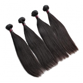 4 Bundles Virgin grade Elesis Virgin Hair Human Virgin Straight Hair Weaves-RST4
