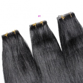 Eelsis Virgin Hair Invisible Tape in hair extensions  skin base seamless top grade Straight raw hair customize 100grams
