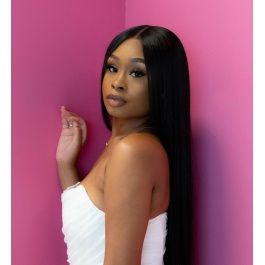 Elesis virgin hair Top raw grade hair customize wig 4x4 lace closure wig-TP4x4