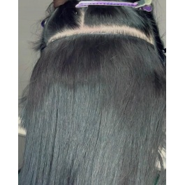 Elesis Virgin Hair Invisible Long Tape Weft hair skin base seamless top grade Straight raw hair extensions 100grams