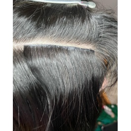 Elesis Virgin Hair Invisible Long Tape Weft hair skin base seamless top grade Straight raw hair extensions 100grams