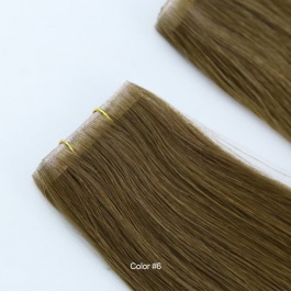 Elesis Virgin Hair Invisible Long Tape Weft hair skin base seamless top grade Straight raw hair extensions 100grams