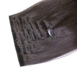 Elesis Virgin Hair Invisible Clip in hair top raw hair straight seamless clip in 8pieces set