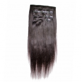 Elesis Virgin Hair Invisible Clip in hair top raw hair straight seamless clip in 8pieces set
