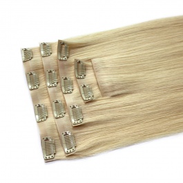 Elesis Virgin Hair Invisible Clip in hair top raw hair straight seamless clip in 5pieces set