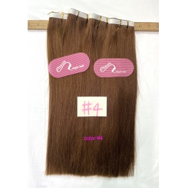 Elesis Virgin Hair Straight Raw Hair Long Tape Weft Hair extensions 100grams