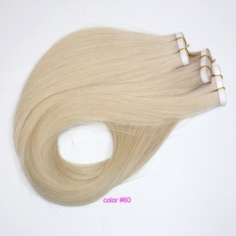 Elesis Virgin Hair Straight Raw Hair Long Tape Weft Hair extensions 100grams