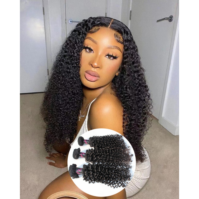 Elesis Virgin Hair Top grade Raw Hair 3 Bundles Jerry Cury Weave  -RJC3