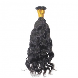 Elesis Virgin Hair Flat Keratin bonds Water Wave ktips hair extensions Virgin Remy Hair 100grams